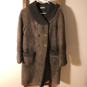 J&M Davidson shearling and suede cost